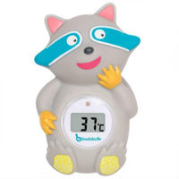 Badabulle Termometru pentru baie Racoon 2 in 1