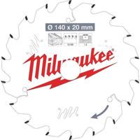 Диск отрезной Milwaukee 4932471310 Диск для циркулярной пилы d140мм X d20мм, Z18, Lemn