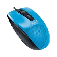 Mouse Genius DX-150X, Optical, 1000 dpi, 3 buttons, Ergonomic, Blue, USB