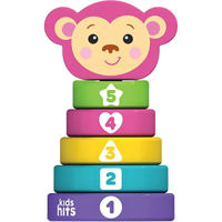Игрушка Kids Hits KH20/013 Деревянная пирамидка Monkey