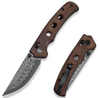 Нож походный Civivi C24020C-DS1 Noctis, mâner lemn Guibourtia, Crossbar Lock