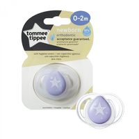 Пустышка силиконовая ортодонтическая Newborn Tommee Tippee (0-2 мес.), 1 шт.