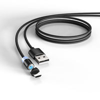 Cablu Magnetic USB, micro-USB, 2.1A 1.2m ERZA DC38