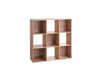 Modul de mobila 100.5X32X100.5cm Five, 9 rafturi, natural