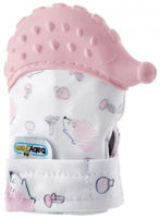 Manusa pentru dentitie BabyJem Scratch Gloves Pink