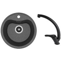 Мойка кухонная со смесителем Dr.Gans Dora + SanDonna F 1069 negru