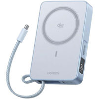 Аккумулятор внешний USB (Powerbank) Ugreen 65958B, Power Bank MagFlow Qi2.2 10000mAh, 30W, Starlight Blue
