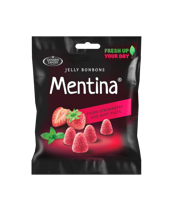 Bomboane jelle Mentina Strawberry 80g