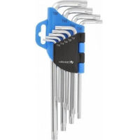 Набор ручных инструментов Hoegert Набор шестигранных ключей TORX CrV (9 шт.) HT1W809