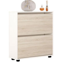 Raft pentru încălțăminte Mobildor-Lux Leo 70x27x86H cm White/Sonoma