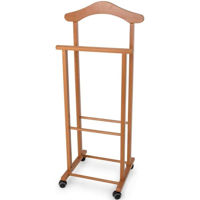 Вешалка для одежды Arredamenti Italia Atri, напольная на колесиках,, натуральное дерево