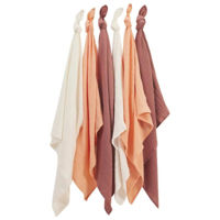 Accesoriu pentru înfășat Premaman PBRIA2-ROC-UNQ Set 6 pelinci din bumbac 70x70 cm