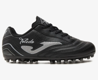 Ghete de fotbal JOMA - TOLEDO JR 2401 BLACK WHITE ARTIFICIAL GRASS