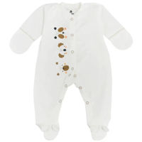 Детская одежда Minikin 242840162 Happy Baby Комбинезон молочный 1-3 мес (62 см)