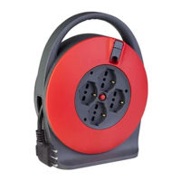 Удлинитель электрический Scame PP2742RO, 10m 3X1,5mm, pe tambur