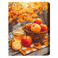 Картина по номерам BrushMe BS54181FC 40×50 (fără cutie) Mere cu scorțișoară