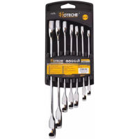 Set de unelte de mână Hoteche 192611 Набор комбинир. ключей трещет. 8-19mm 7шт