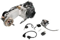 motor complet 150cc; roți de 12 inci; diam. piston 57,4mm; ax roata 120mm; caneluri 19 dinti, 20mm