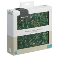 Аксессуар для пеленания Kikka Boo 31103010102 Paturica in 2 straturi de muselina Secret Garden Green, 100x100cm