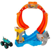 Mașină Hot Wheels JFR08 Set de joacă Atacul rechinului, cu mașinuța Mega-Wrex 1:64