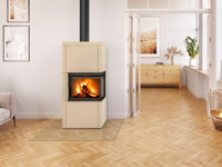 Дизайнерская кафельная каминная печь ROMOTOP HELIA L