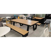 Mobilier pentru grădină Deco Masa + 2 Banchete ZFOG2301