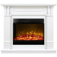 Șemineu electric ArtFlame Verona & Mirabella, 1118x1200x310 mm, Alb