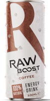 Băutură răcoritoare,energizant RAW BOOST COFFEE, 330 ml