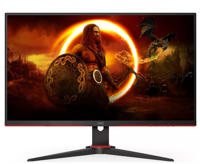 27.0" Игровой Mонитор AOC Q27G2E/BK, VA 2560 x 1440 WQHD, Black/Red