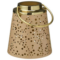 Свеча Promstore 27269 Sfesnic metalic Felinar 12x13cm, Gold