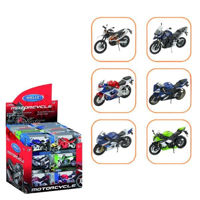Машина Welly 19660-24PWD(25A) Motociclete metalice de Colecție 1:18, 6 modele