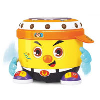 Музыкальная игрушка Hola Toys DUBLU 6107 Барабан с муз и светом