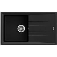 Chiuvetă bucătărie Teka Stone 50B TG 1B 1D tegranit Schwarzmetallic