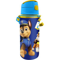 Бутылочка для воды KiDS Licensing PW19994 Aluminium Water Bottle With Strap 600 Ml Cdu Paw Patrol