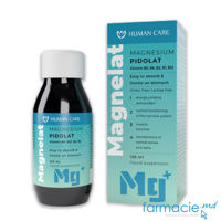 MAGNELAT Mg pidolat + VIt.B complex 1+ sirop 125ml Human Care