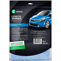 Средство для ухода за авто Grass Lavetă profesioanală din piele întoarsă Перфорированная 40x55см