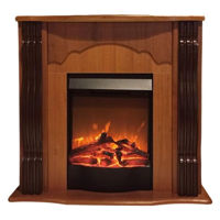 Șemineu electric ArtFlame Clasic & Corsica, 883x950x300 mm, Nuc inchis