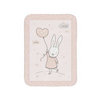Plapuma super moale KikkaBoo Rabbits in Love, 110x140 cm