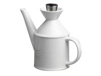 Sticla pentru ulei 550ml La tavola bianco din ceramica