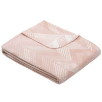 Домашний текстиль Ibena 2355/500 Jacquard Decke Cubert Pink/ivory