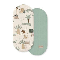 Детское постельное белье Albero Mio Простынь в коляску 2-pack CP4 Tropic fun 80x35 cm