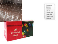 Luminite de Craciun "Plasa-trapezoidala" 225LED alb, 1.5X1X1.8m