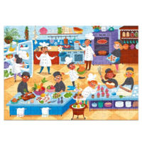 Головоломка Dodo 300620 Puzzle Bucătar, seria Profesii, 150 elem.