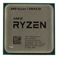 CPU AMD Ryzen 7 5800X 3D (3.4-4.5GHz, 8C/16T, L2 4MB, L3 96MB, 7nm, 105W), Socket AM4, Tray