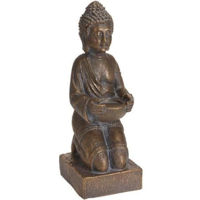 Декор H&S 41630 Будда на коленях 42.5cm золото