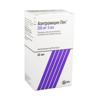 Azithromycin Lek 200mg/5ml 20ml pulb./susp. orala N1
