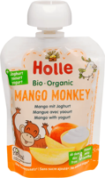 Пюре с йогуртом Holle Bio Organic Mango Monkey, манго, (8 месяцев+), 85 г