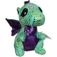 Jucărie de pluș TY TY36186 CINDER green dragon 15 cm