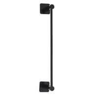 Держатель для полотенец Promstore 28933 Suport prosoape cu ventuze Bathroom Solutions 42x5x7cm, negru, metal