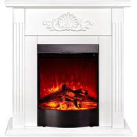 Șemineu electric ArtFlame Sorina & Corsica, 900x900x270 mm, Alb